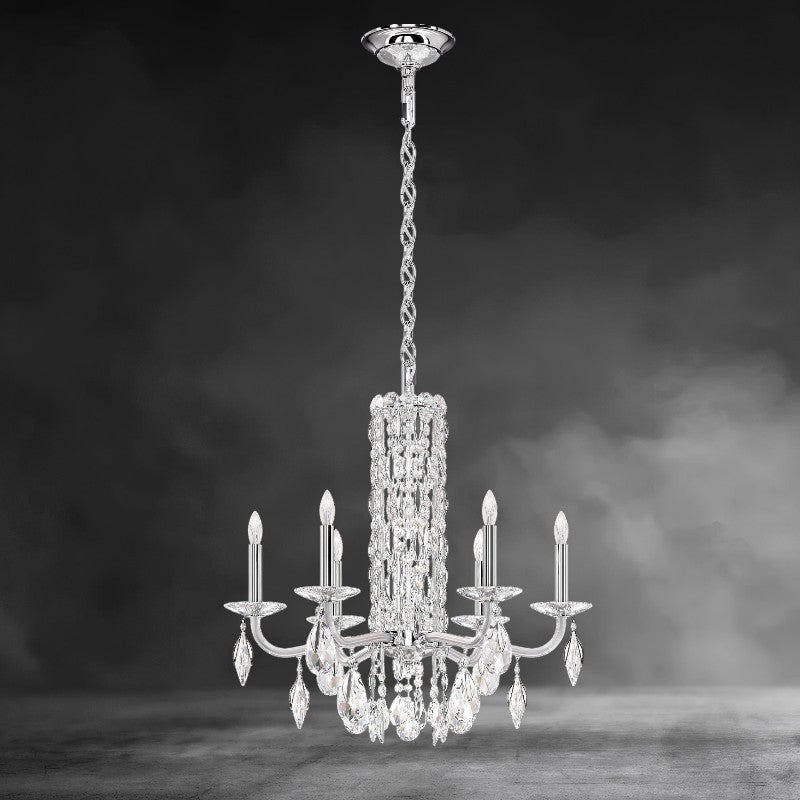 Siena 6-light Crystal Chandelier 24"